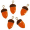 Prima Marketing Pumpkin & Spice Enamel Charms 5 pack  - Acorns