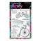 Dare 2B Artzy Clear Stamps 4X6 Sheet Bicycle For Two