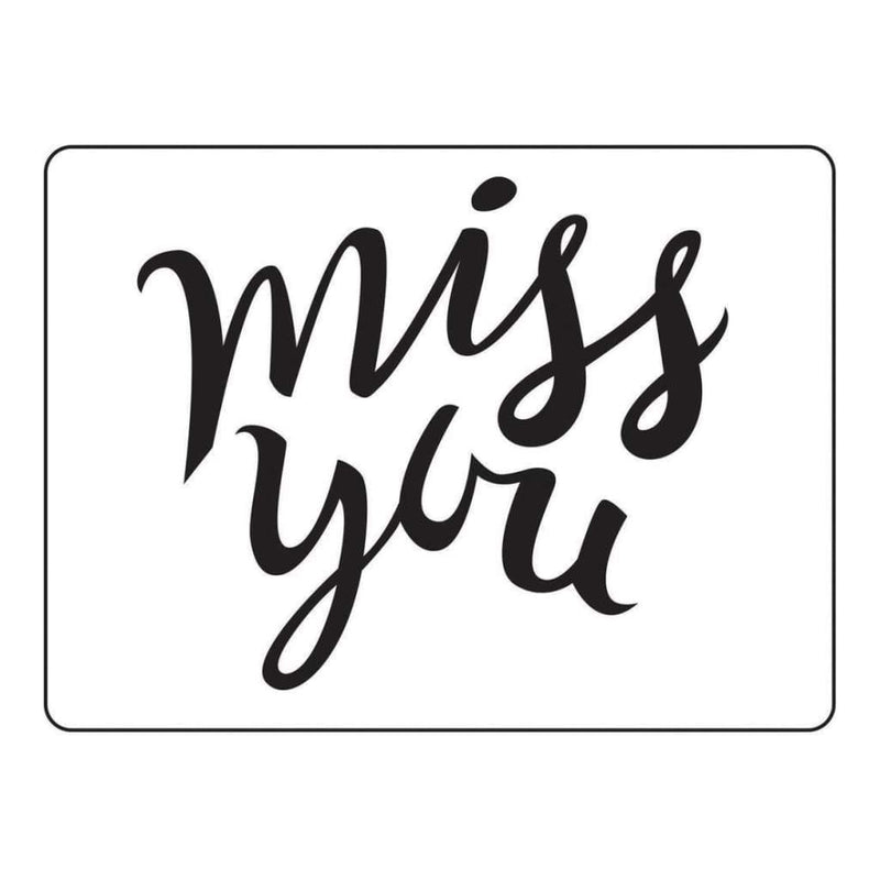 Darice Embossing Folder 4.25 X 5.75 inch - Miss You