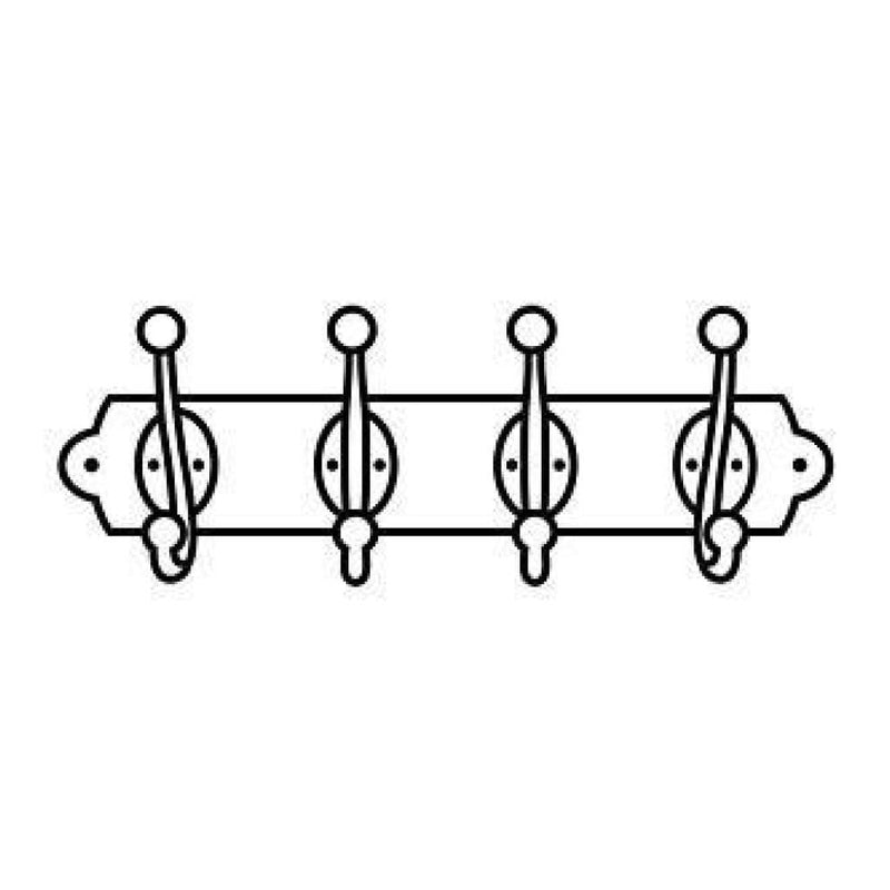 Darice - Embossing Folder 4.25In.X5.75In. - Coat Rack