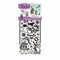 Dazzles Stickers - Snow Buddies-Black, Clear Foil