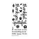 My Favorite Things - Die-Namics Companion Stamps 4X8 - Thankful Thoughts