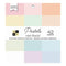 DCWV Single-Sided Cardstock Stack 6X6 42 pack Pastels Solid