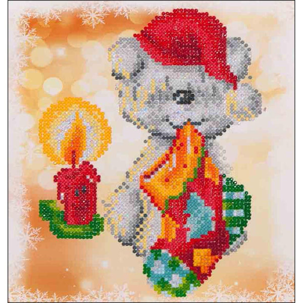 Diamond Dotz Diamond Embroidery Facet Art Kit 9x9.8 inches - Puppy Stocking*