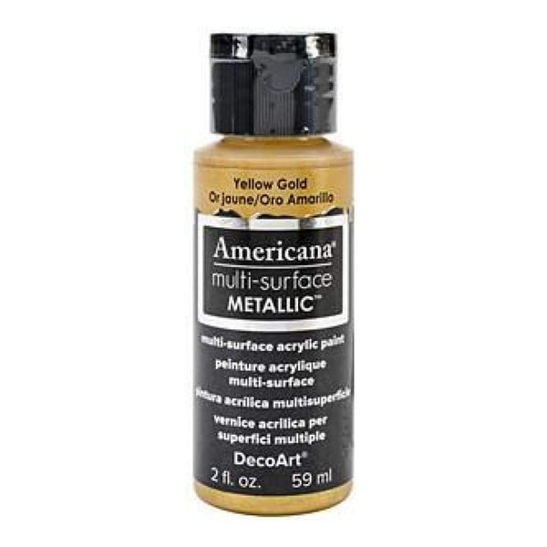 Deco Art - Americana Multi-Surface Metallic 2Oz Yellow Gold