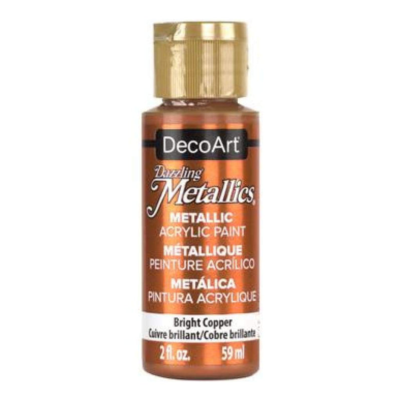 Deco Art  Dazzling Metallics Acrylic Paint 2oz Bright Copper