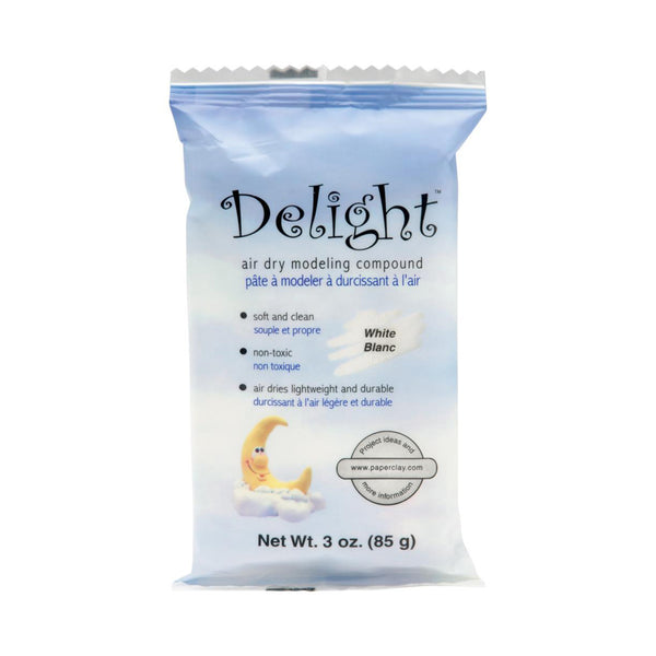 Delight Air-Dry Modelling Compound 3oz White