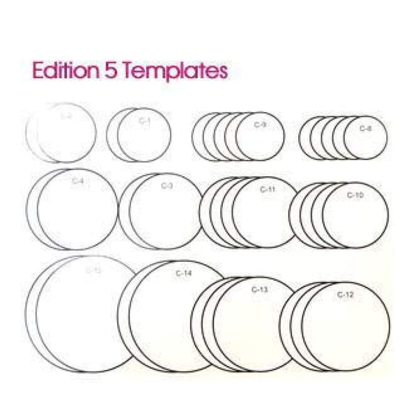 Deluxe Designs - Pages By Design Template System Edition 5 Circles  (Sold Individually)