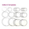 Deluxe Designs - Pages By Design Template System Edition 5 Circles  (Sold Individually)