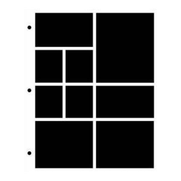 Deluxe Designs - Template  2-A  (11X8.5)