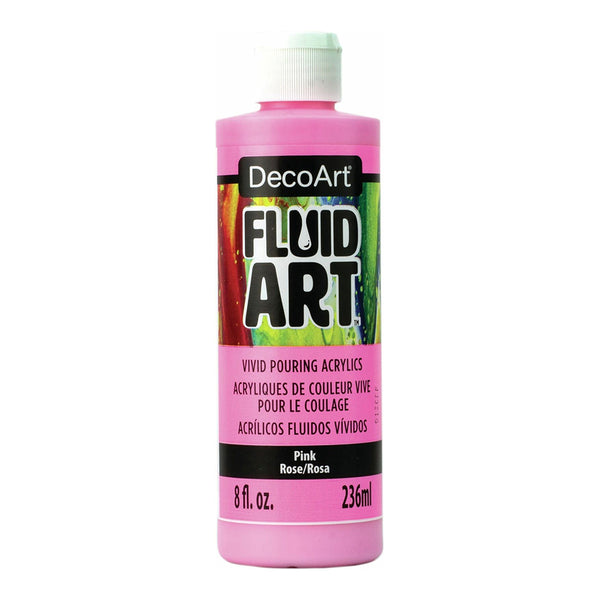 Deco Art - FluidArt Paint Pouring 8 fl.oz. - Pink