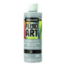 DecoArt - FluidArt Ready-To-Pour Acrylic Paint 8oz - Grey