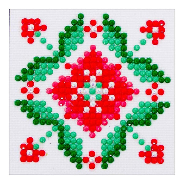 Diamond Dotz Diamond Embroidery Facet Art Kit 4.75 inch X4.75 inch Passion Flower