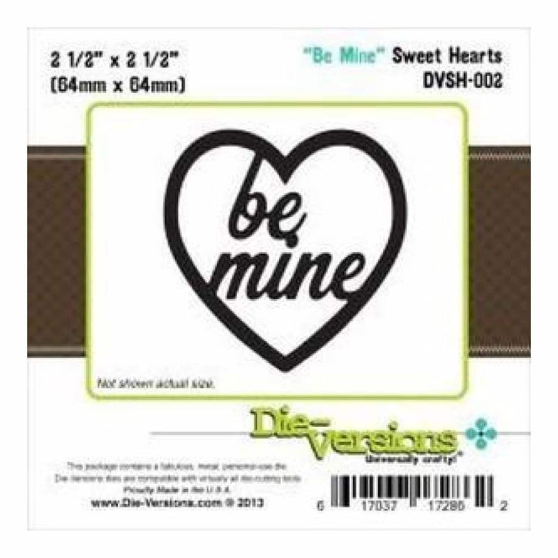 Die-Versions Sweet Hearts Die Be Mine 2.5In. X2.5In.