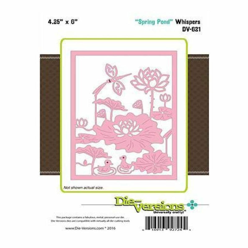 Die-Versions Whispers Die - Spring Pond4.25In. X6in.