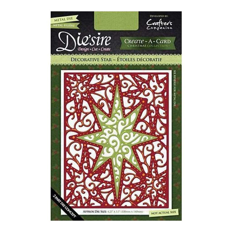 Die'sire Create-A-Card Cutting & Embossing Die - Decorative Star