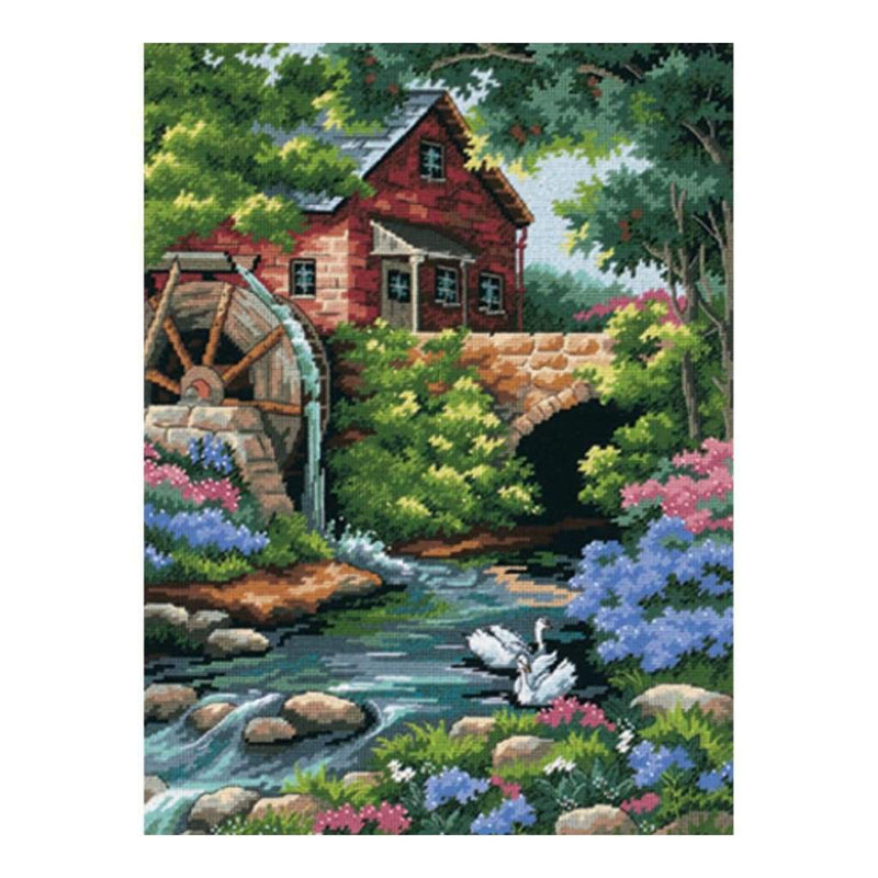 Dimensions Needlepoing Kit 12 inch X16 inch Old Mill Stitched In Thread