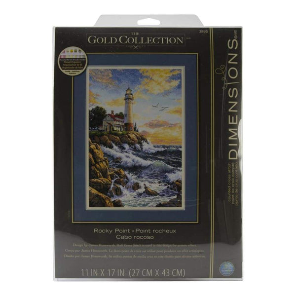 Dimensions/Gold Collection Counted Cross Stitch Kit 11 inch X17 inch Rocky Point (18 Count)