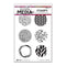 Dina Wakley Media Cling Stamps 6X9 - Circle Patterns