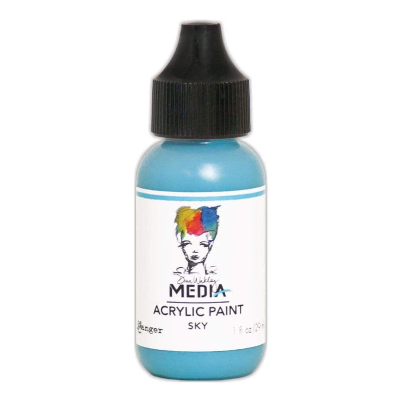 Dina Wakley Media Heavy Body Acrylic Paint 1oz - Sky