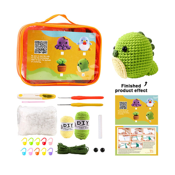 Universal Crafts Crochet DIY Kit - Dino