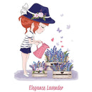 Dress My Craft Fabric Transfer Sheet 24X34cm - Elegance Lavender