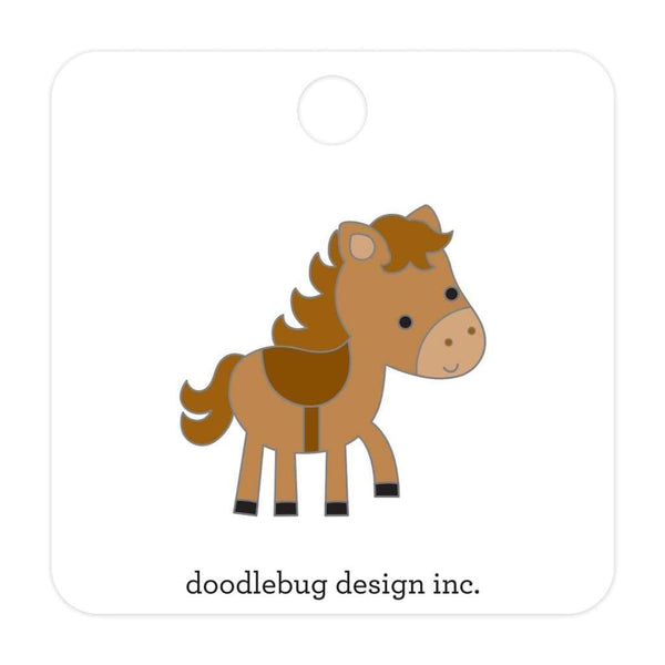 Doodlebug Collectible Enamel Pin - Horsey