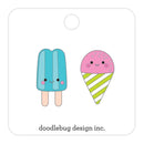 Doodlebug Collectible Enamel Pins 2 pack - Summer Treats