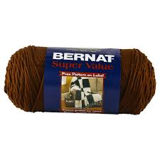 Bernat Super Value Solid Yarn - Walnut - 7oz (197g) 426yd*