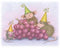 Stampendous House Mouse Cling Stamp - Birthday Grapes