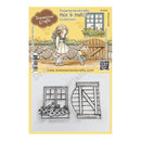 Dreamerland Crafts Mix & Match Clear Stamp Set 4 inch X3 inch - Window & Gate