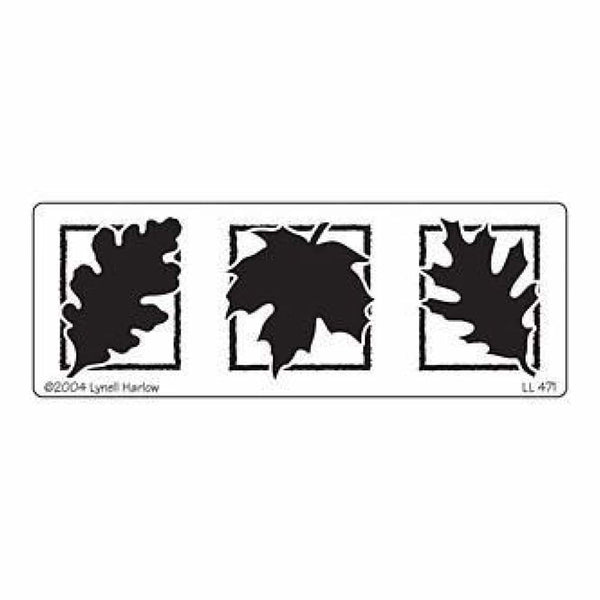 Dreamweaver Metal Stencil 4 Inch X6.875 Inch - Leaf Icons