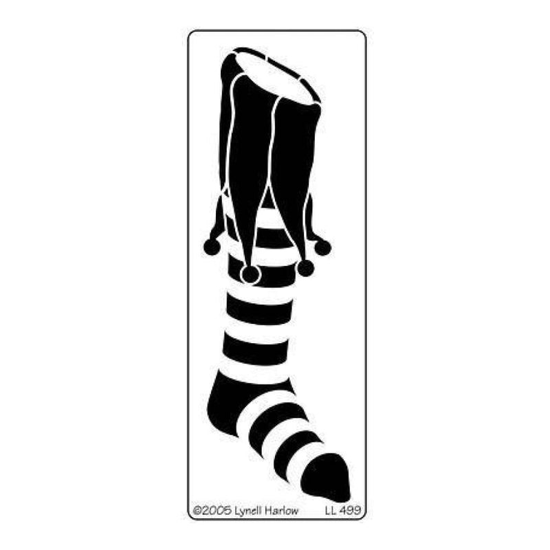 Dreamweaver Metal Stencil 4 Inch X6.875 Inch - Long Stocking