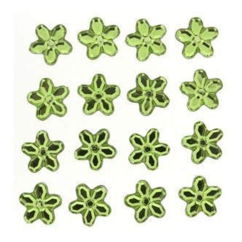 Dress It Up Embellishments - Peridot Petals 10Mm