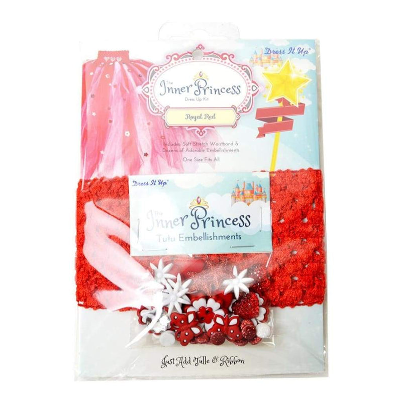 Dress It Up The Inner Princess Tutu Kit - Royal Red