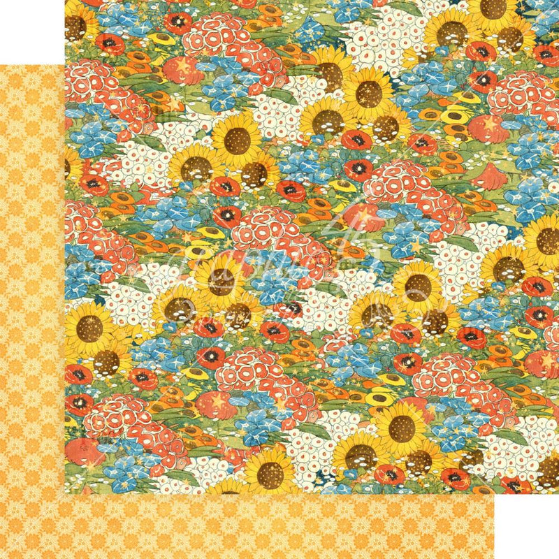 Graphic 45 - Dreamland Double-Sided Cardstock 12 inch X12 inch - Blossom Bright