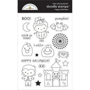 Doodlebug - Clear Doodle Stamps Happy Halloween - Candy Carnival