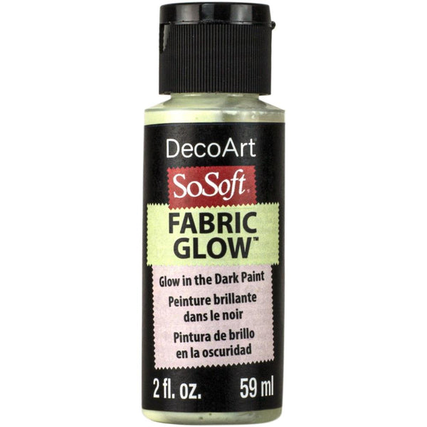 Deco Art SoSoft Fabric Medium 2oz - Glow, Clear*