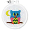 Design Works Punch Needle Kit 3.5 inch Round - Owl