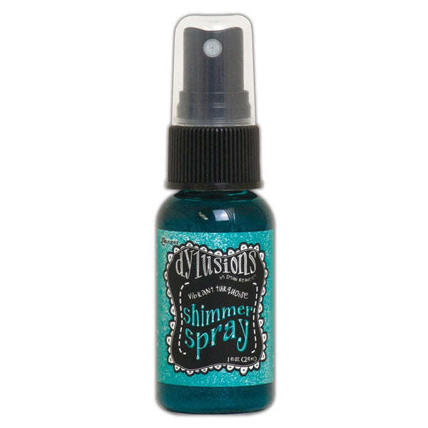 Dylusions Shimmer Sprays 1oz - Vibrant Turquoise