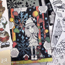 Dyan Reaveley's Dylusions Cling Stamp Collections 8.5"X7" - Hats Off To Christmas*