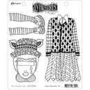 Dyan Reaveleys Dylusions Cling Stamp Collections 8.5in x 7in - The Ties The Limit!