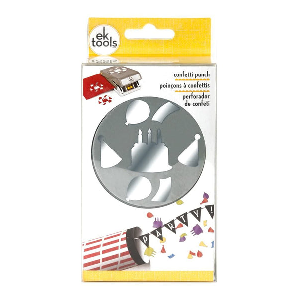 EK Success-Paper Shapers - Large Punch - Birthday Confetti