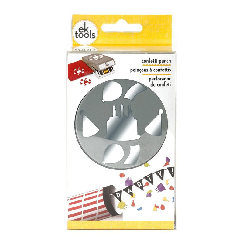EK Success-Paper Shapers - Large Punch - Birthday Confetti