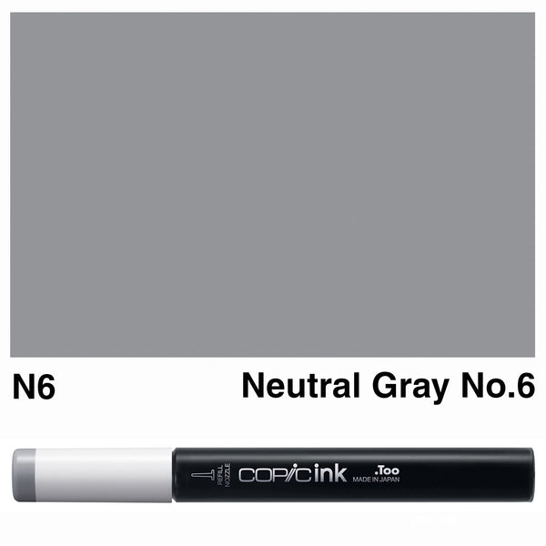 Copic Ink N6-Neutral Gray No.6*