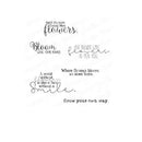 Stamping Bella Cling Stamps - Spring Sentiment Set - Grow your own way is approx. 0.25 x 2.5 in.*