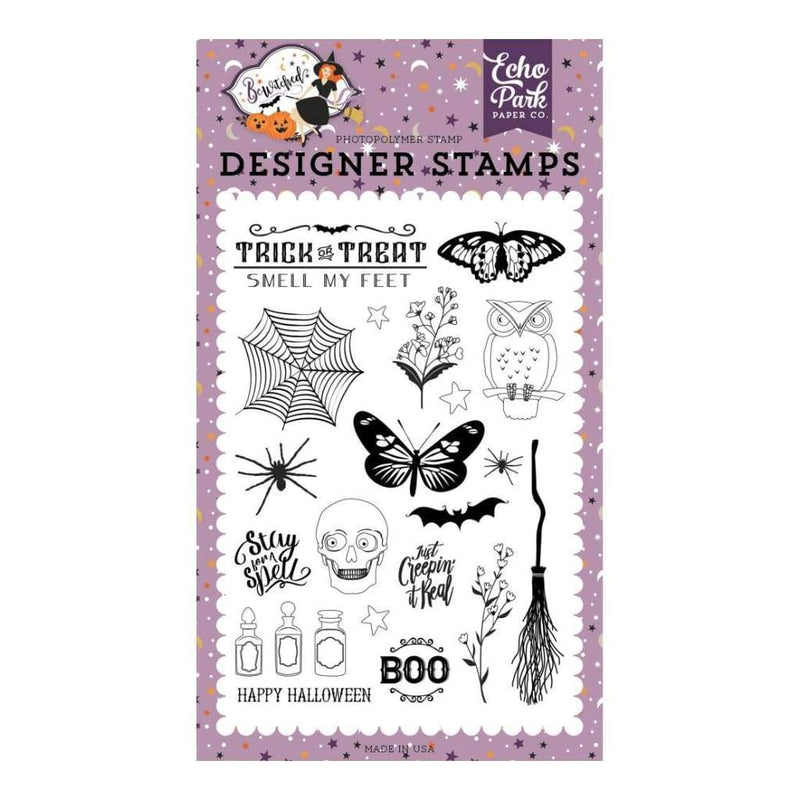 Echo Park - Bewitched Collection - Stamp Set - Stay For A Spell