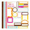 Echo Park - Candy Shoppe Dots and Stripes - 12X12 Element Stickers