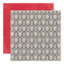 Echo Park - Head Over Heels - Damask 12X12 Inch Double-Sided Paper (Pack Of 10)