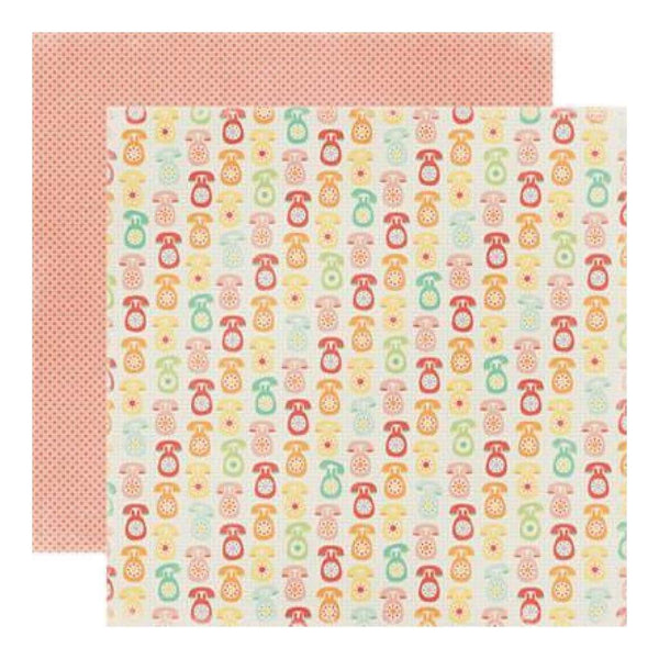 Echo Park - Mini Themes - The Best Of Friends - Friends Telephone 12X12 Inch Double-Sided Paper (Pack Of 10)